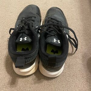 Under Armour Black and White Athletic Shoes